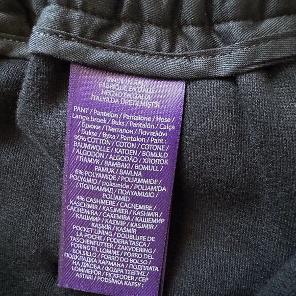 Ralph Lauren Purple Label Pleated Pants Black 34 US (Waist 32”) Made in Italy - Picture 14 of 16
